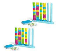 Generisch Gioco di Stack Color - Gioco di puzzle di stivaggio e ordinamento testa a testa per una serata di giochi divertente, 2026 Puzzle di stivaggio in legno aggiornato con oltre 60 sfide logiche