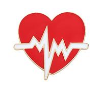 Generisch Gioielli Con Significato Amore Croce Rossa Forma Di Colore Lega Accessori Spilla Regalo Spilla Corda Gioielli (C, Taglia Unica)