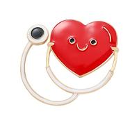 Generisch Gioielli Con Significato Amore Croce Rossa Forma Di Colore Lega Accessori Spilla Regalo Spilla Anello Gioielli (B, Taglia Unica)