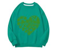 Generisch Girls and Boys Round Neck Felpe Spring and Autumn St Day Middle and Large Children's Felpe Retro Personality 2D Printing Children's Casual Felpa con cappuccio vintage, Ag., 6-7 Jahre