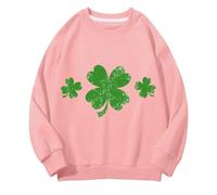 Generisch Girls and Boys Round Neck Felpe Spring and Autumn St Day Middle and Large Children's Felpe Retro Personality 2D Printing Children's Casual Felpa da ragazza con cappuccio, Colore: rosa., 6-7