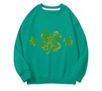 Generisch Girls and Boys Round Neck Felpe Spring and Autumn St Day Middle and Large Children's Felpe Retro Personality 2D Printing Children's Casual Felpa da ragazza con cappuccio, Ag., 8-9 Jahre