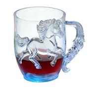 Generisch Glow in the Dark Cups - LED Color Changing Water-Activated Horse | Coffee Mug and Water Cup for Tea Juice Drinks, Fun Glow Cup for Home Office School Apartment Bar Holiday Party New Year