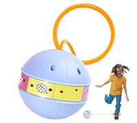 Generisch Glowing Bouncing Ball Ankle - Colorful Jump Rope, LED Swing Toy, Light Up Exercise Game, Durable Elastic Band | Fun Outdoor Sports Toy for Kids Adults Anziani Fitness Training Backyard Play