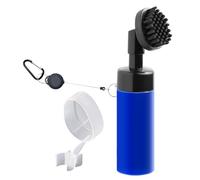 Generisch Golf Club Spazzola Groove Cleaner con spray d'acqua integrato, gancio e bagnato, palla da golf e strumento per la pulizia del club con bottiglia d'acqua da 300 ml, golf, uomini e donne