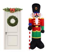 Generisch Gonfiabile, per Esterni, 2,4 m, Impermeabile, Illuminazione a LED per la Decorazione, Enorme Decorazione Natalizia, per la Famiglia, Gli Amici, Le Feste, Le Vacanze, Il