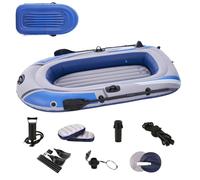 Generisch Gonfiabile Zattera di Gonfiabile - Kayak Libero Bolle - 3 Persone Gonfiabile Gonfiabile Zattera per La, con Panel Pagaia E Pompa Aria