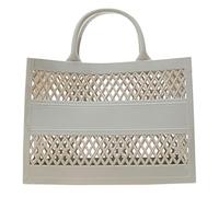 Generisch Grande Capacità PVC Shopping Bag Gomma Silicone Borsa Da Spiaggia Nero Pochette Per Le Signore, grigio., taglia unica
