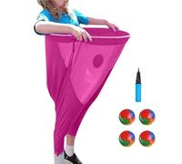 Generisch Granny Pants gioco di cortile, gioco con 4 palline e pompa, pantaloni della nonna, giochi da giardino, giochi di lancio giganti per il libero all'aperto, , riunioni di famiglia
