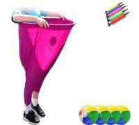 Generisch Granny Pants Hof-Spielel, 2025 Granny Pants Yard Game Set, Team Staffel, riunione di famiglia, feste sul campo, set da gioco (rosa, rosso, B)
