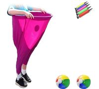 Generisch Granny Pants Hof-Spielel, 2025 Granny Pants Yard Game Set, Team Staffel, riunione di famiglia, feste sul campo, set da gioco (rosa, rosso, A)
