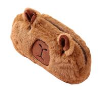 Generisch Graziosa custodia per penne, Capybara Plush, organizer per penne, grande tasca con cerniera, borsa estetica per ragazze, donne, adolescenti, studenti, bambini, scuola, college, lezioni da