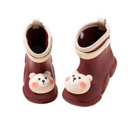 Generisch Graziosi stivali da pioggia per bambini e bambine, stivali da pioggia leggeri per l'asilo e le attività all'aperto, beige., 31.5 EU