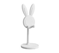 Generisch Grazioso supporto per cellulare - coniglio spesso adatto al salario | Personaggi di coniglio per la casa | Accessori per desk regolabili per tutti i telefoni cellulari e tablet
