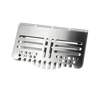 Generisch Grease Gate Blocker - Rust Resistant Stainless Steel, Rear Discharge Debris Guard, Griddle Food Trap, High Heat Mesh Screen, Outdoor Cooking Accessory, Stable Fit Design | for Chefs