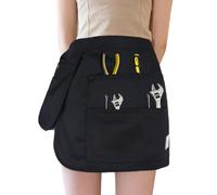 Generisch Grembiule da server, con tasche multiple, cintura regolabile e organizer per attrezzi, pratico grembiule, per camerieri, giardinieri, artigiani, parrucchieri, ristoranti, cucina, interni ed