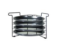 Generisch Griglia per pizza - Supporto pieghevole a 4 , resistente | Supporto per forno e pizza, per pane, casa, cucina, ristorante, panettieri, principianti e professionisti