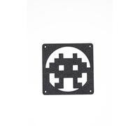 Generisch Griglia per ventola 120 mm/140 mm, con design Space Invader, copertura con stampa 3D, per ventola e alloggiamento del PC (bianco, 120 mm)