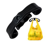 Generisch Grocery Bag Carrier Handle,ABS Grip Hanger 57g |Comodo Holder for Shopping, Farmers Market, Picnic, Parking Lot | Bulk Transport, Daily Errands, Walking Use | 13,3 x 5 x 3 cm