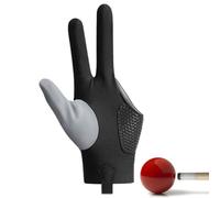 Generisch Guanti da biliardo per mano sinistra, guanti da biliardo, guanti da biliardo, mano sinistra/destra, guanti da piscina a 3 dita, processo di giunzione, sport di caramello, tiro stecche