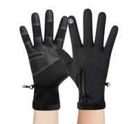 Generisch Guanti da equitazione per moto, antivento, impermeabili, per touchscreen, antiscivolo, con buona presa