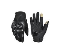 Generisch Guanti da moto da uomo, protezione anticaduta, guscio rigido, per touchscreen, resistenti all'usura, comodi accessori per la guida, per corse su strada, sport all'aria aperta e moto