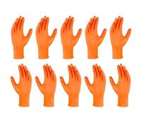 Generisch Guanti in lattice, con rivestimento in nitrile con impugnatura a punto, 10 pezzi, resistenti agli, lavori pesanti, testurizzati, protezione di sicurezza per meccanici automobilistici