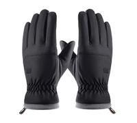 Generisch Guanti invernali da uomo | Guanti da sci da uomo, impermeabili e compatibili con touch screen - Guanti isolati antivento con impugnatura antiscivolo e extra per sci, escursionismo, ciclismo