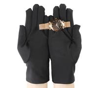 Generisch Guanti neri per la manipolazione di gioielli, guanti protettivi sottili e traspiranti - Fashion Ispezione Lavoro Strumento Fotografia di opere d'arte - Strumento per Metal, Film