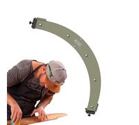 Generisch Guida di routing ad angolo, lavorazione del legno, modello ad arco rotondo | Modelli di router precisi, strumento di taglio leggero per fattore di segnaletica -Progetti di appiattimento per
