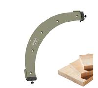 Generisch Guida di routing ad angolo, lavorazione del legno modello ad rotondo - Modelli di router angolari precisi | Routing strumento di taglio leggero per fattore di segnaletica -Progetti di