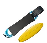 Generisch Guinzaglio da Surf - Corda Diritta Singola Turn Surf | Stand Up Paddle Boards in Lino | per Gamba da 6 mm per Tavole Corte - Tavola da Sci e