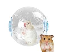 Generisch Hamster Wheel - Hamster Exercise Ball | Trasparente Quiet Hamster Fitness Wheel | Multifunctional Wheel Cage Accessories Small Pets Activity for Friends Kids Adults Teen Family