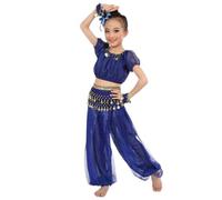 Generisch Handmade Children Girl Belly Dance Costumes Kids Belly Dancing Dance Cloth Neonato, Lilla, S