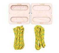 Generisch Hangboard per arrampicata - legno, tastiera portatile per interni ed esterni, per allenamento di forza, per braccio, palestra, appartamento, garage, atleti, principianti