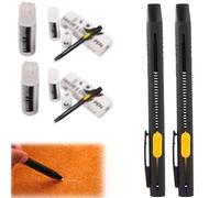Generisch Heat Erasable Fabric Marker For Sewing, Washable Erasable Refill Marker Pen, Heat Disappearing for Sewing Embroidery Quilting, Disappearing Fabric Marking Pens (2 pezzi)