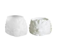 Generisch Hedgehog Flower Pot Silicone Mold, Hedgehog Resin Silicone Candle Holder Mould - Art Crafts Tools Planter Mould | Reusable for Storage Jar Candle Holder