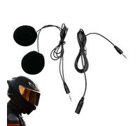 Generisch Helmet Speakers - Helmet Headphones, Stereo Helmets Headset, Sport Accessories for Snowmobile Sport Bike Riding Motorbike Mountain Ski, Motorbike Intercom Headset, Motorbikes Headsets