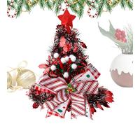 Generisch Holiday Bow Hat - Home Decor for Festive Display Christmas Hat with Decorative Bow, for Bedroom Desk Home, Winter Bedside Hallway School, Offices Thanksgiving Holiday 14.96 pollici