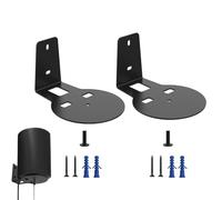 Generisch Home Speaker Rack, Floating Wall Shelves, Speaker Mounting Racks, Floating's Audio Shelf, 5,24 x 3,94 x 2,95 pollici, Provides a Stable for Your Audio Equipment, Black