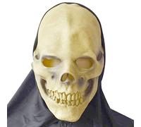 Generisch Hworks Death Devil Skeleton Headgear Latex Full Face Mask Cosplay Costume Props for Halloween Party