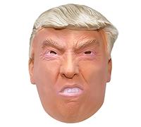 Generisch Hworks Donald John Trump Headwear Latex Full Face Mask Simulazione Cosplay Costume Props for Halloween Party