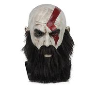 Generisch Hworks Gods of War Kratos - Copricapo in lattice, maschera integrale per cosplay