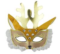 Generisch Hworks Pretty Rabbit Mask Fox Mask Sika Deer Cosplay Mask for Halloween Party