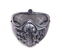 Generisch Hworks Punk Diavolo maschera cosplay Halloween cosplay oggetti di scena festa in plastica mezza copertina