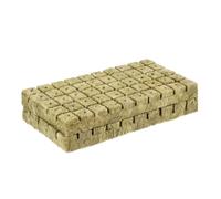Generisch Hydroponic Starter Cube - 100 pezzi 2,5 cm Rock Wool Blocks & Soilless Agricultural Plug Set, Professional Grade Resention & Aeration Support for Cuttings & Cloning