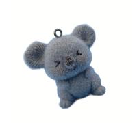 Generisch Il portachiavi Koala alla moda e robusto con floccatura in resina aggiunge divertimento e personalità alle tue chiavi o alla tua borsa come regalo speciale. Portachiavi unico