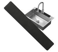 Generisch Il tappetino per rubinetto del lavello è ritagliabile e assorbe l'acqua | Protezione dagli spruzzi per rubinetto del lavello, per appartamenti, dormitori, sale pausa, banconi, dispensa e casa
