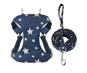 Generisch Imbracatura per cani - Chiusura rapida regolabile - Imbracatura per passeggiate | Per cani di piccola taglia media cuccioli per l'educazione del cane e per passeggiate in giardino