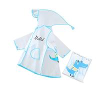 Generisch Impermeabile Giallo Ragazzo Ragazza Coniglio Modello Eva Trasparente Poncho Con Cappello Trasparente Giacche Invernali Da Donna Used, Blu, 18-24 Monate